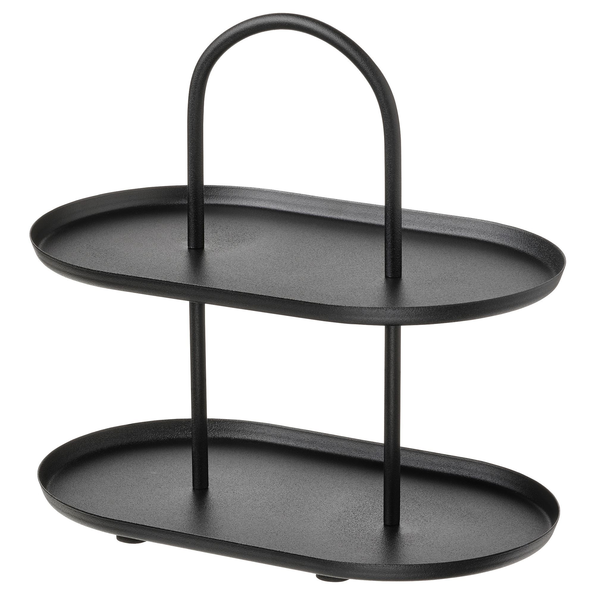 SOMMARÖGA black 33x20 cm cake stand IKEA