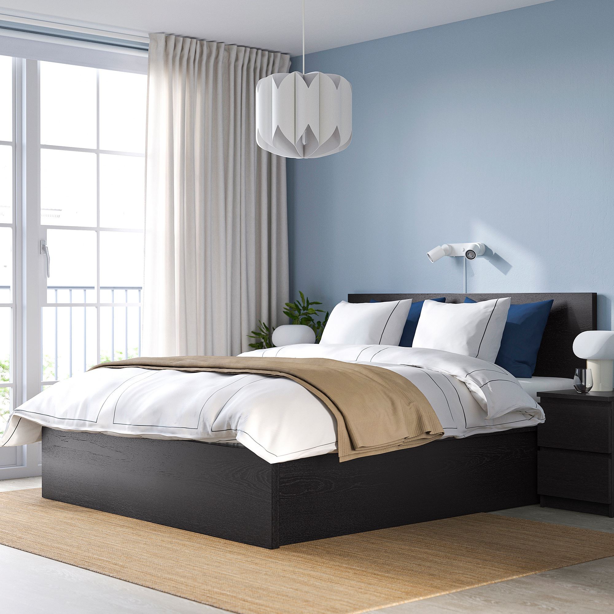 Bett Malm 180x200