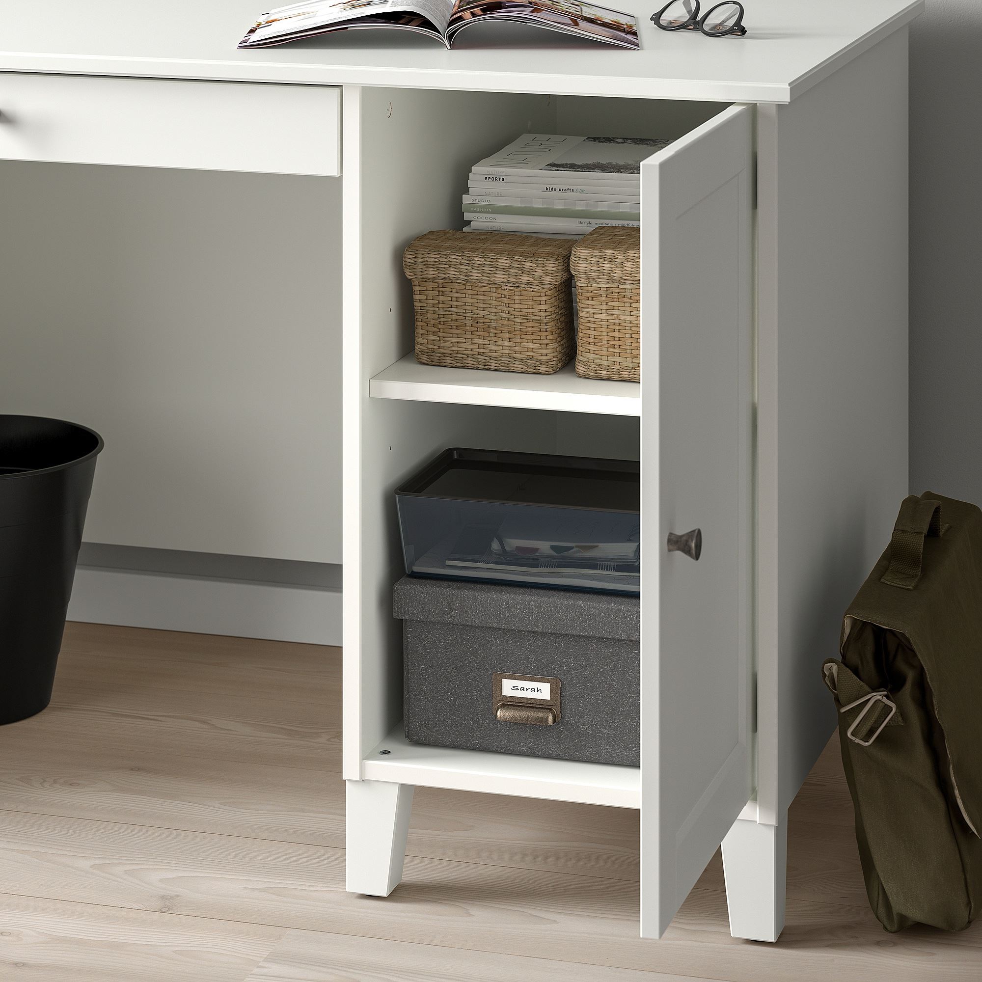 IDANAS white 152x70 cm desk | IKEA