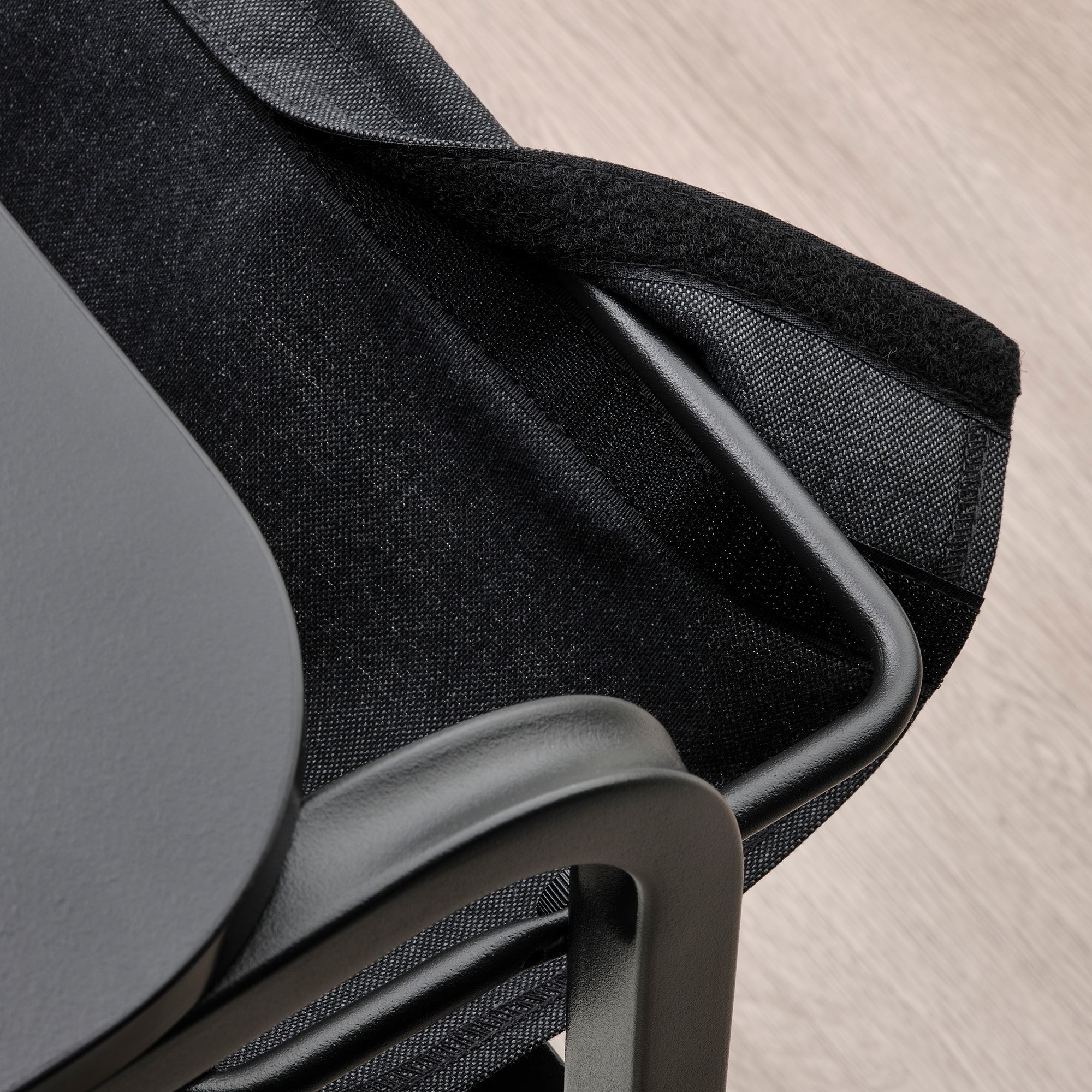 OLSERÖD black/dark grey 53x50 cm side table IKEA