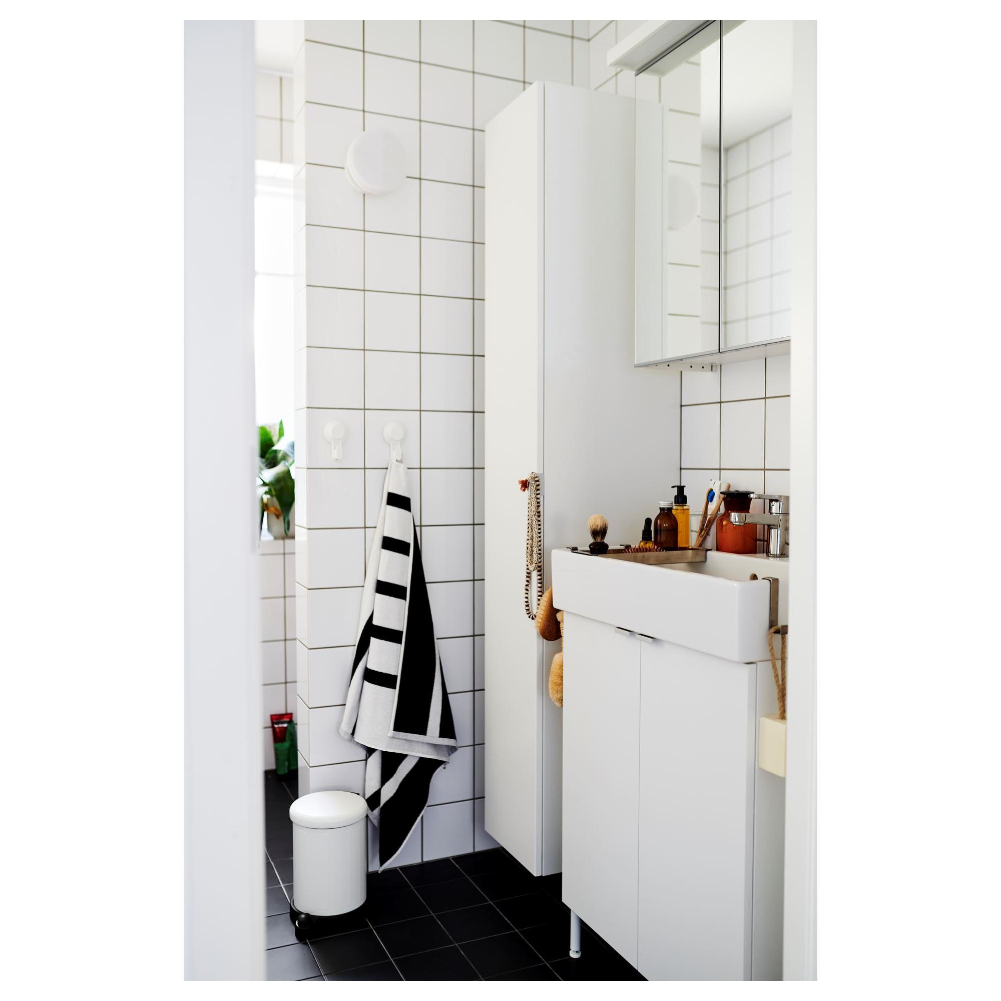 LILLANGEN yüksek banyo dolabı beyaz 30x38x179 cm IKEA Banyolar