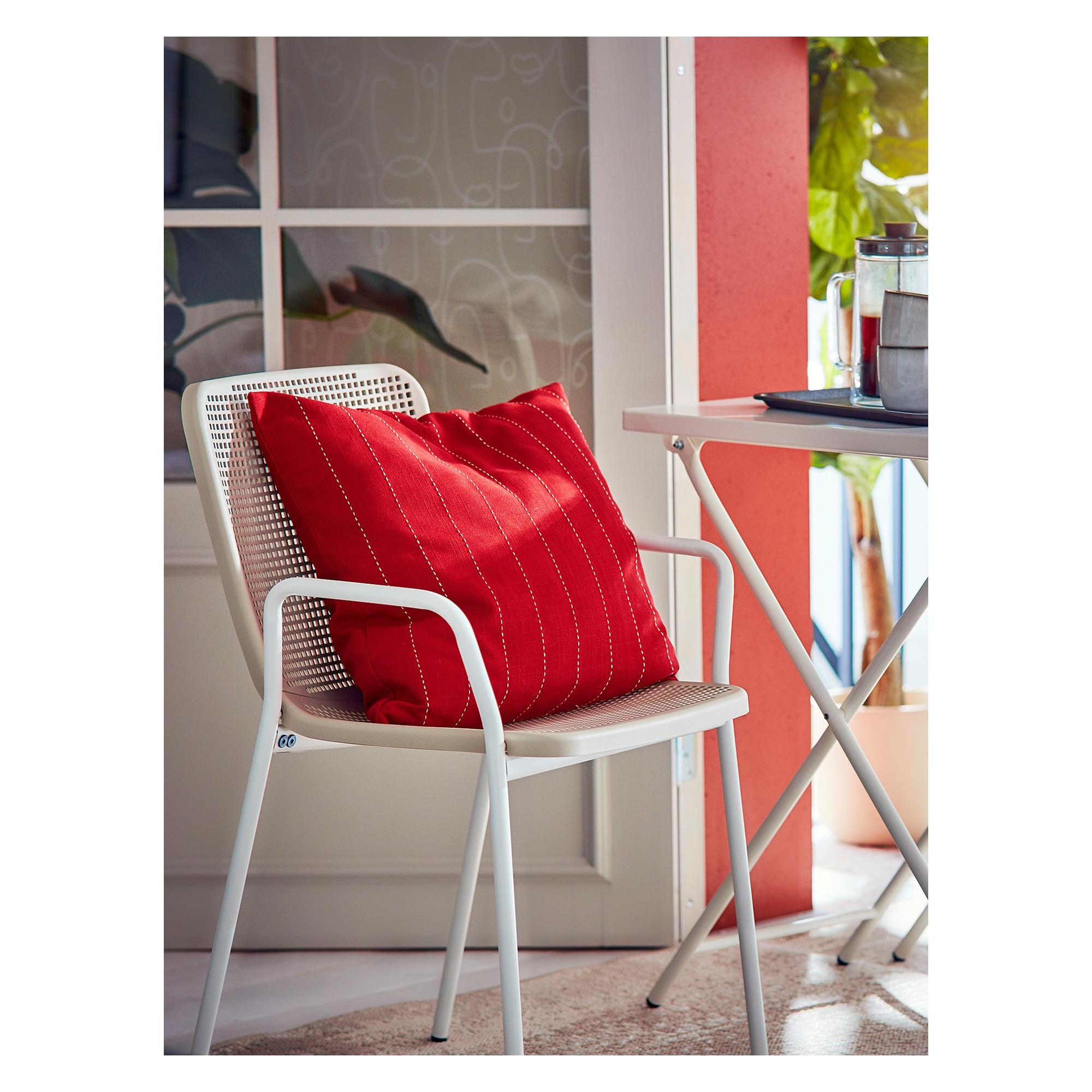 TORPARÖ katlanabilir masa ve sandalye seti, beyazbej