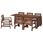 drop-leaf dining table and chair set
