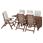 drop-leaf dining table and reclining chair set