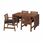 drop-leaf dining table and chair set
