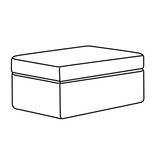 FAMMARP viarp beigebrown pouffe with storage frame IKEA