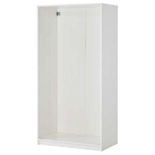 PAX/BERGSBO, wardrobe, white/white, 150x60x201 cm