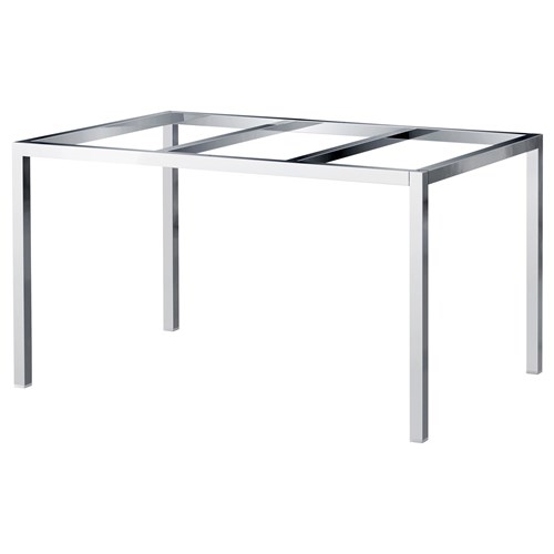 TORSBY, table frame, chrome-plated, 135x85 cm