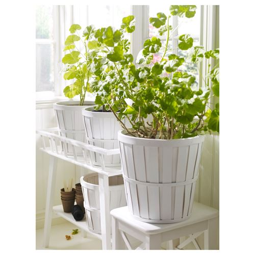 KALASA saksı beyaz 24 cm | IKEA Ev Dekorasyonu