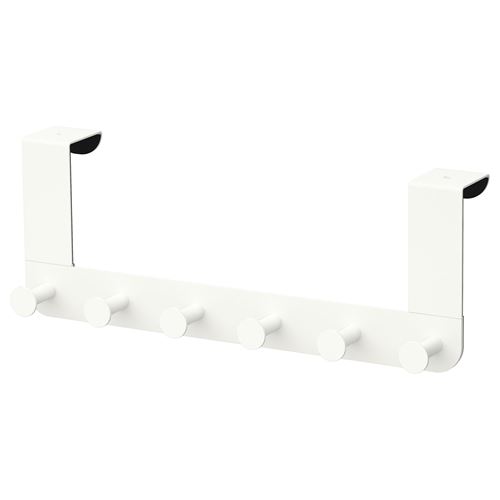 ENUDDEN, hanger for door, white, 35x13 cm