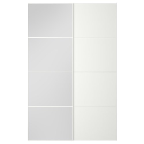 AULI/MEHAMN, sürgü kapak, beyaz-ayna, 150x236 cm