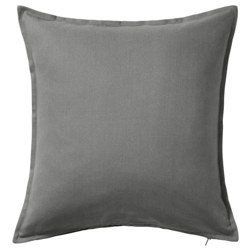 GURLI, cushion cover, grey, 65x65 cm