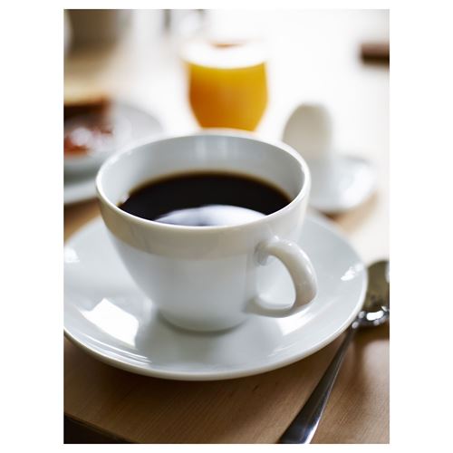 VARDERA, coffee cup, white, 20 cl