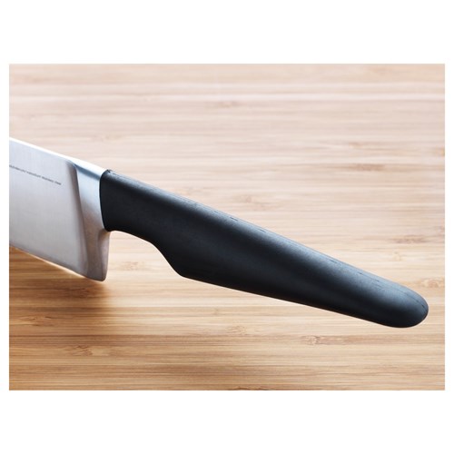 VÖRDA, şef bıçağı, paslanmaz çelik-siyah, 20 cm