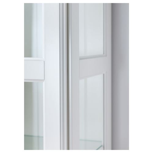 LIATORP, vitrin, beyaz, 96x214 cm