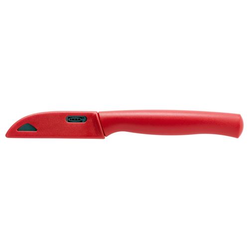 SKALAD, soyma bıçağı, kırmızı, 7 cm