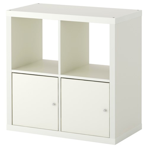 KALLAX, shelving unit, white, 77x39x77 cm