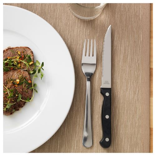 SNITTA, biftek bıçağı, siyah, 22 cm