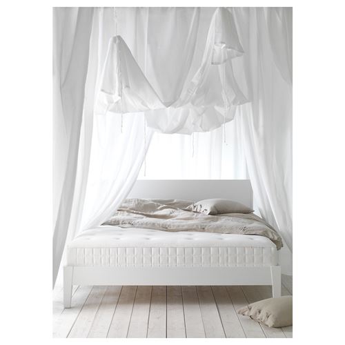 HYLLESTAD, çift kişilik yatak, beyaz, 180x200 cm