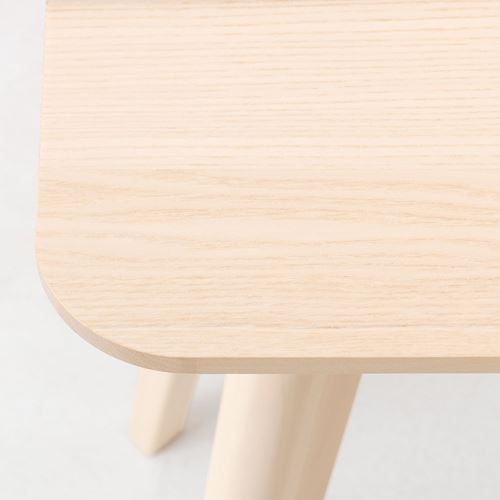 LISABO, coffee table, ash veneer, 118x50 cm