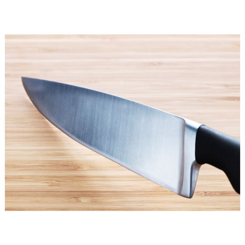 VÖRDA, şef bıçağı, paslanmaz çelik-siyah, 17 cm