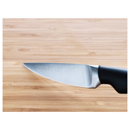 VÖRDA, soyma bıçağı, paslanmaz çelik-siyah, 9 cm