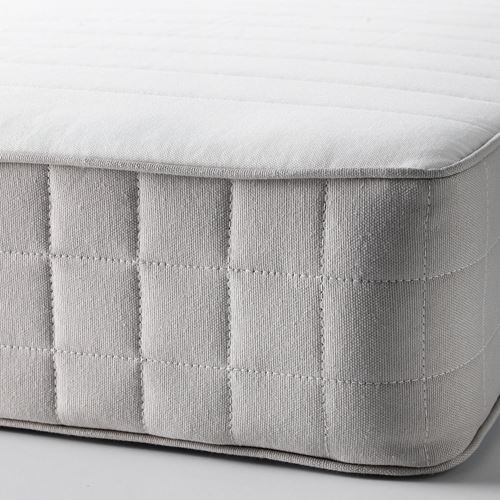 HAFSLO çift kişilik yatak ekruorta sert 140x200 cm IKEA Yatak Odaları