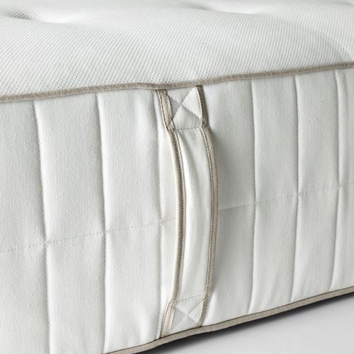 HOKKASEN, çift kişilik yatak, beyaz, 140x200 cm