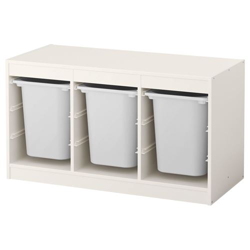 TROFAST, storage-unit, white, 99x56 cm