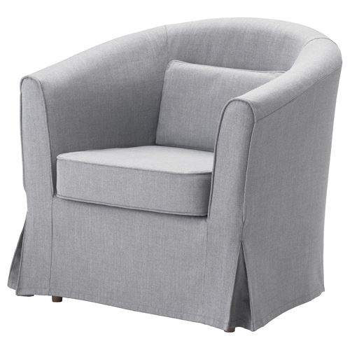 TULLSTA, armchair cover, nordvalla medium grey