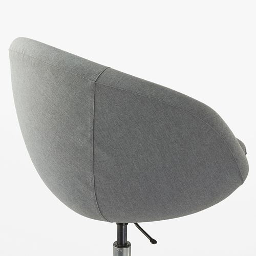 SKRUVSTA, office chair, vissle grey
