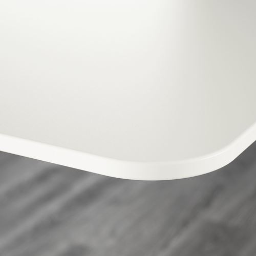 BEKANT, çalışma masası tablası, beyaz, 140x60 cm