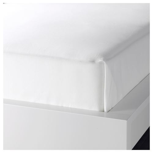 ULLVIDE, çift kişilik çarşaf, beyaz, 240x260 cm
