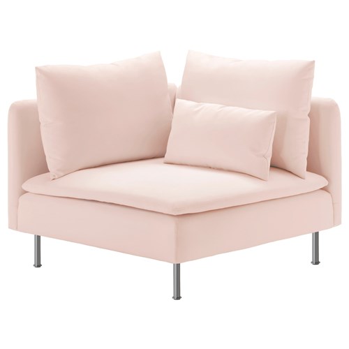 SÖDERHAMN köşe koltuk samsta açık pembe IKEA Oturma Odaları