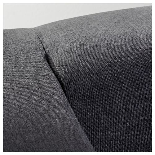KLIPPAN, 2-seat sofa, vissle grey