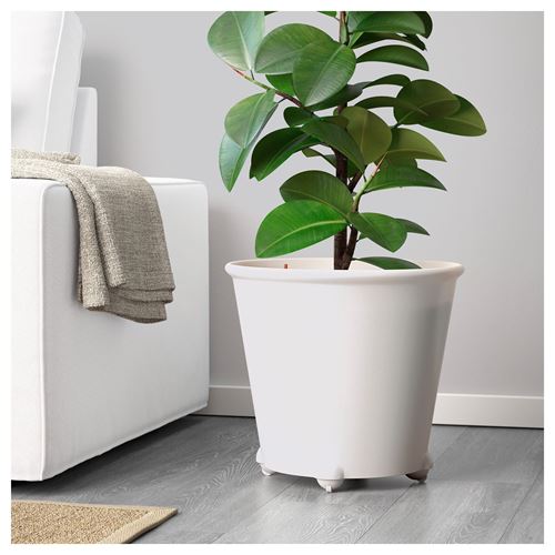 IKEA PS FEJÖ, self-watering plant pot, white, 32 cm