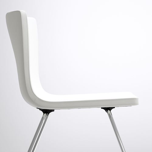 MÖRBYLANGA/BERNHARD, yemek masası takımı, meşe kaplama kahverengi vernikli-mjuk beyaz, 4 sandalyeli