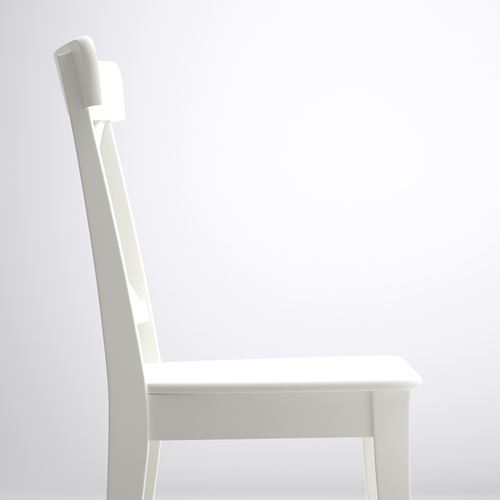 INGATORP, yemek masası takımı, beyaz, 4 sandalyeli