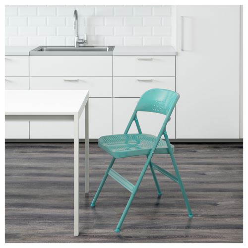 FRODE katlanan sandalye turkuaz IKEA Yemek Odaları