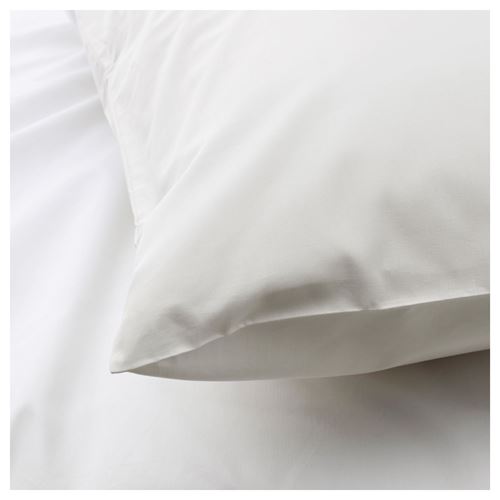ULLVIDE, yastık kılıfı, beyaz, 50x60 cm
