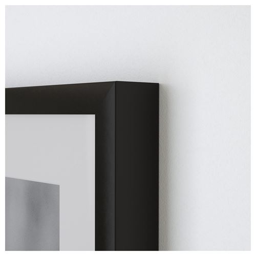 RIBBA, photo frame, black, 30x40 cm