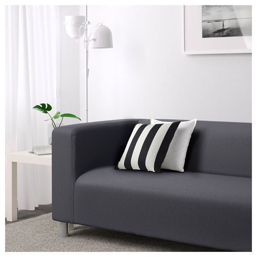 KLIPPAN, 2-seat sofa, vissle grey