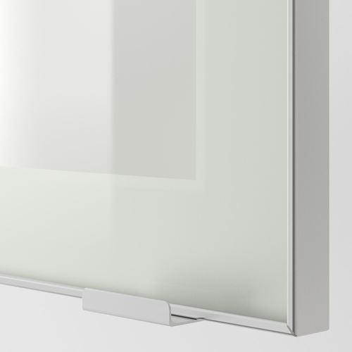 JUTIS, cam kapak, buzlu cam-alüminyum, 30x60 cm