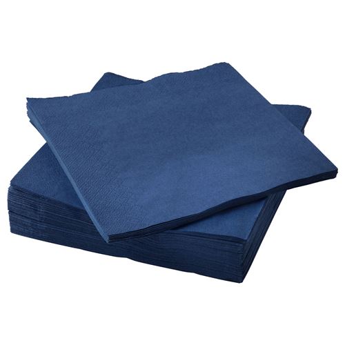 FANTASTISK, paper napkin, dark blue, 40x40 cm