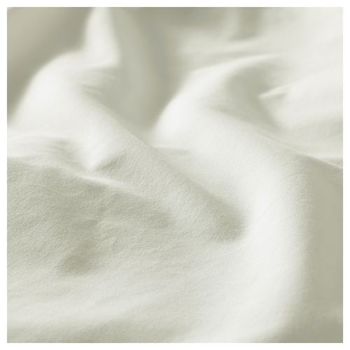 ANGSLILJA, çift kişilik nevresim takımı, beyaz, 240x220/50x60 cm