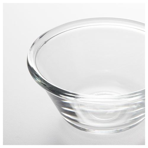 VARDAGEN, bowl, transparent glass, 12 cm