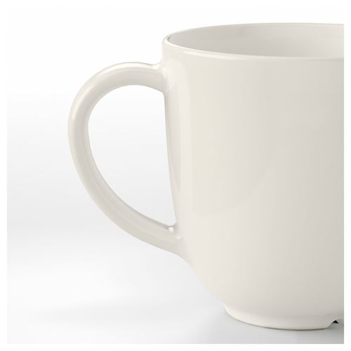 VARDAGEN, mug, off white, 30 cl