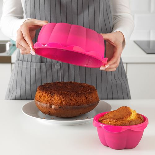 SOCKERKAKA kek kalıbı pembe IKEA Yemek Pişirme