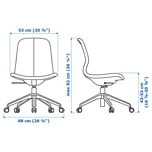 TROTTEN/LANGFJALL, masa, sandalye ve dolap kombinasyonu, beyaz-gri