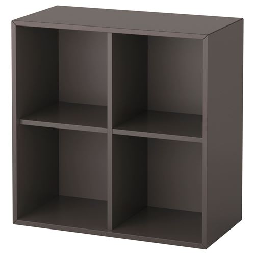 EKET, shelving unit, dark grey, 70x35x70 cm
